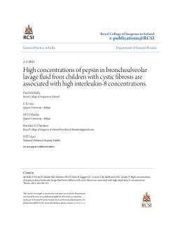 High concentrations of pepsin in bronchoalveolar lavage fluid from