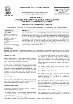 PDF - International Journal of Recent Scientific Research