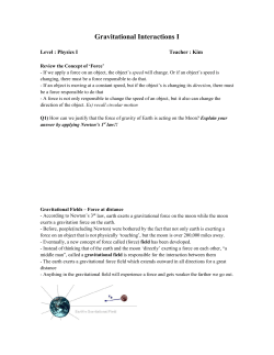 Gravitational Interactions