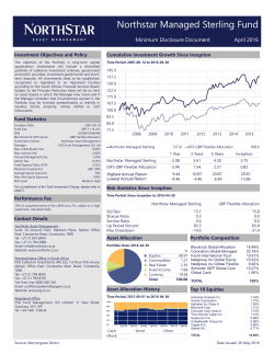 April 2016 135 KB - Northstar Asset Management