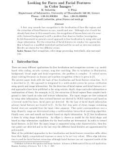 Looking for Faces and Facial Features in Color Images