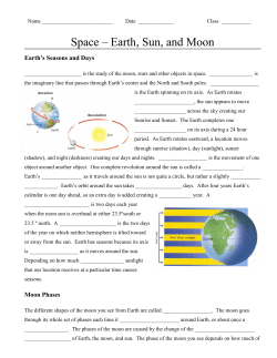 Ch. 16 Atmosphere and Pressure