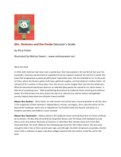 Mrs. Harkness and the Panda educator`s