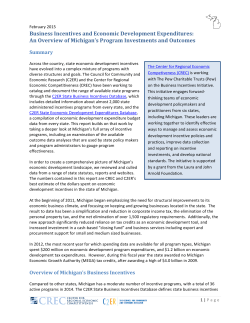 Michigan - State Business Incentives Database