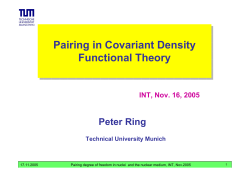 Pairing in Covariant Density Functional Theory