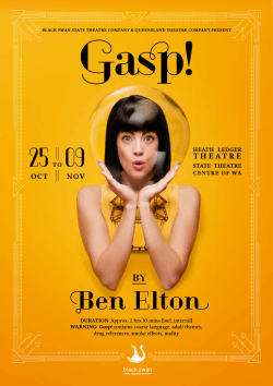 Gasp! - Black Swan State Theatre Company
