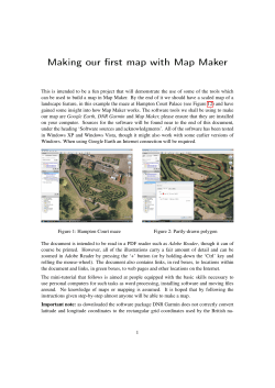 Making our first map with Map Maker
