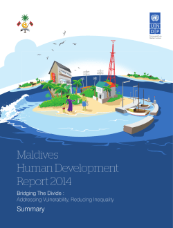 Maldives Human Development Report 2014