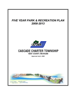 Recreation Plan - Cascade Township