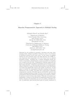 Chapter 7 Bayesian Nonparametric Approach to