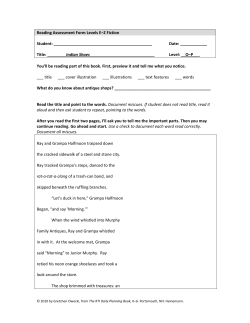 Reading Assessment Form Levels A&ndash;D Fiction