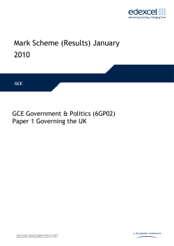 Government and Politics
