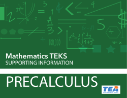 supporting information - Education Service Center Region 12