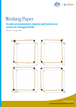 A note on investment returns and returns on assets of managed funds