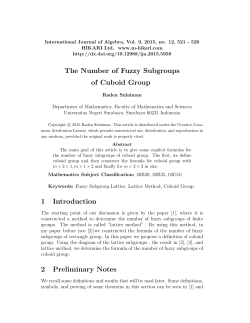The Number of Fuzzy Subgroups of Cuboid Group