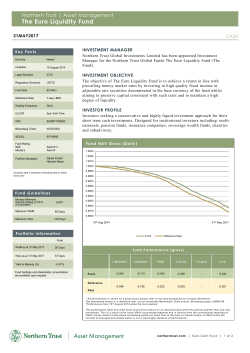 The Euro Liquidity Fund