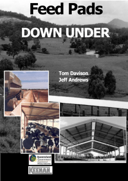 Feed Pads DOWN UNDER