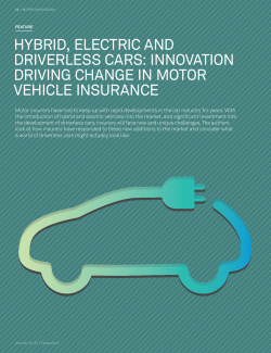 HyBRID, ELECTRIC AND DRIVERLESS CARS