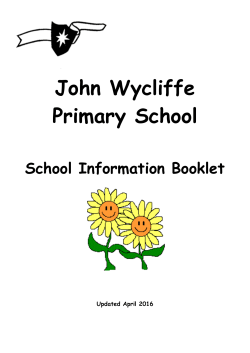 Download/View School Information Booklet