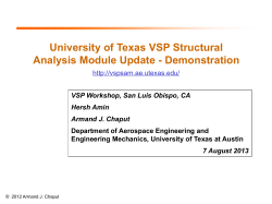 VSP SAM - OpenVSP