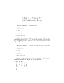 Assignment-2 Solution - NPTEL Online Courses