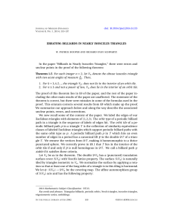 ERRATUM: BILLIARDS IN NEARLY ISOSCELES TRIANGLES In the