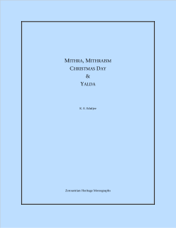 mithra, mithraism christmas day yalda
