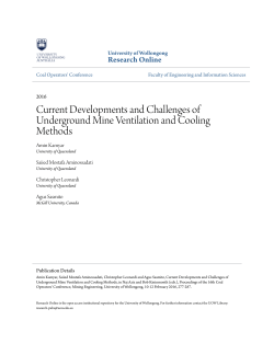 Current Developments and Challenges of - Research Online