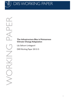 The Infrastructure Bias in Vietnamese Climate Change