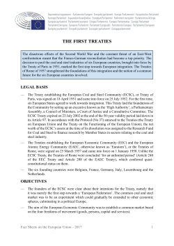 The First Treaties