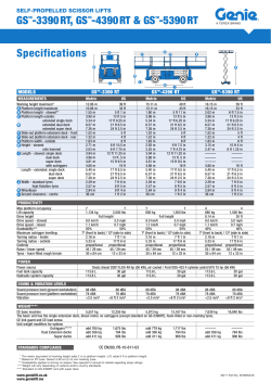 Product specifications