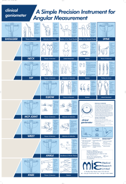 Goniometer WallChart PDF Version