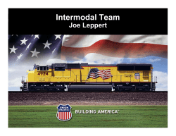 Intermodal - Union Pacific