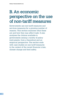 B. An economic perspective on the use of non