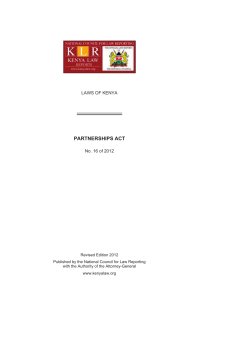 partnerships act