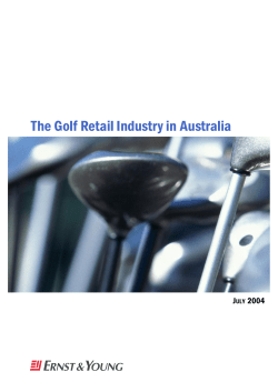 The Retail Golf Market in Australia