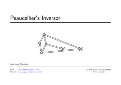 Peaucellier`s Inversor