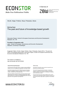 The Past and Future of Knowledge-based Growth