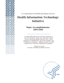 Health Information Technology Initiative