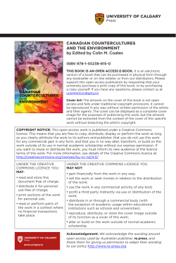 canadian countercultures