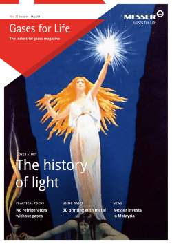 The history of light - Messer Information Services GmbH