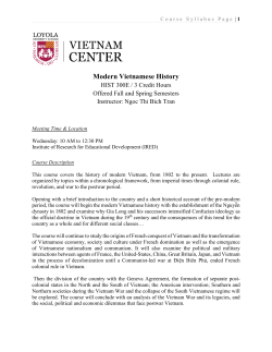 Modern Vietnamese History