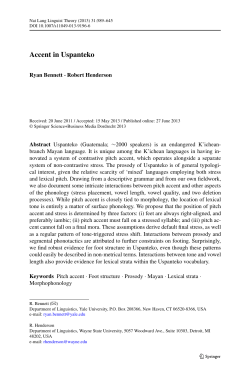 Accent in Uspanteko