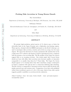 Probing Disk Accretion in Young Brown Dwarfs