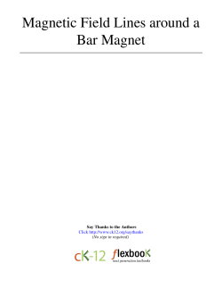 Magnetic Field Lines around a Bar Magnet