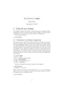 Introduction to mpmi