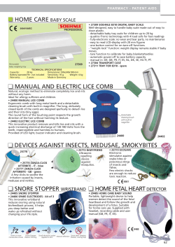 manual and electric lice comb home care baby scale devices