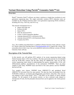 Detecting nucleotide differences and annotate SNP calls