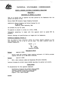 Mercury Model HSD Automatic Hopper Weighing Instrument