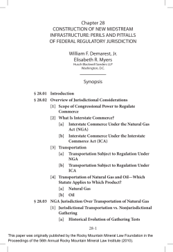 Construction of New Midstream Infrastructure